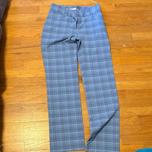 Nike Golf Blue Plaid Pants - Picture 1 of 3